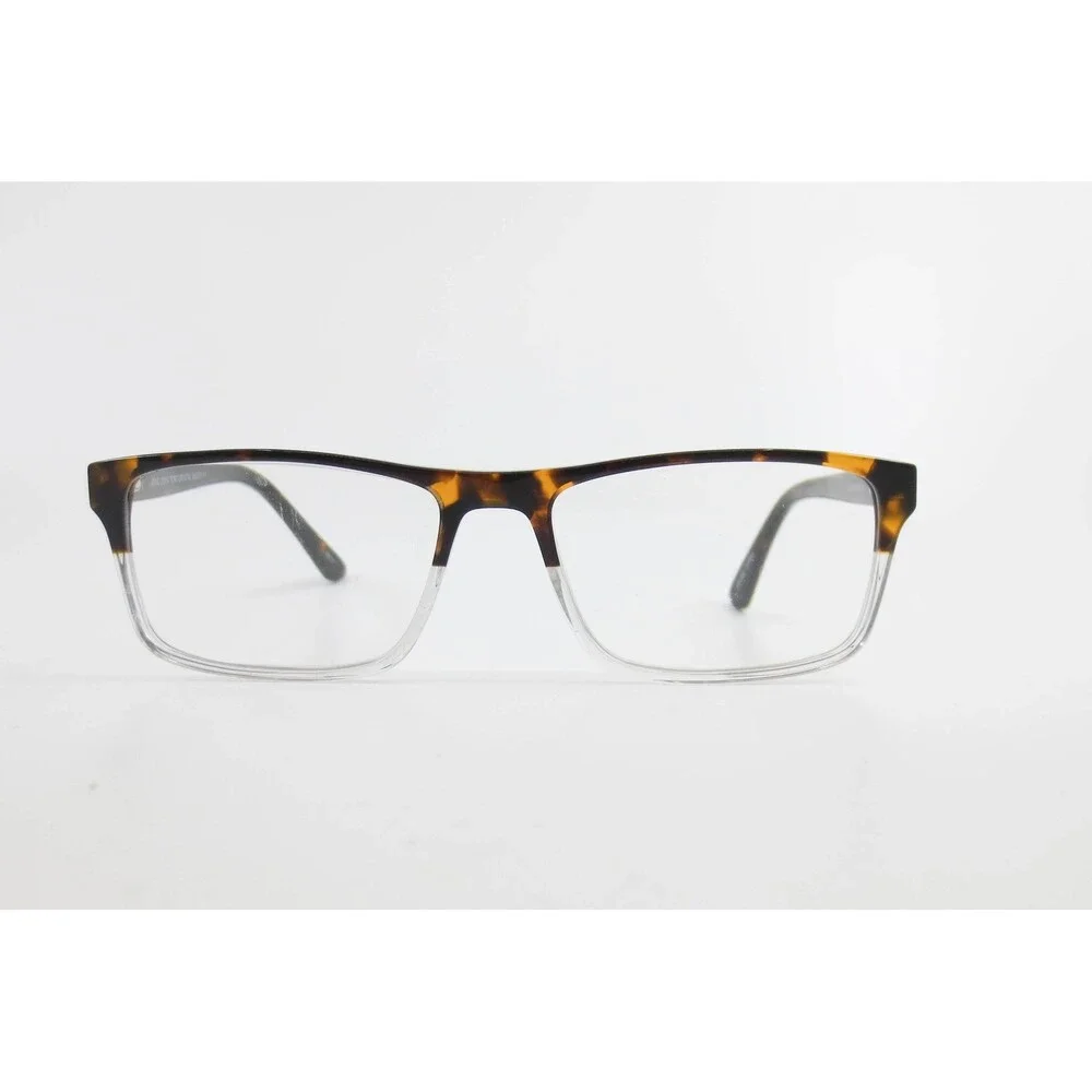 Robert Mitchel XL RMXL 20214 Tortoise Crystal Rectangular Eyeglass Frames